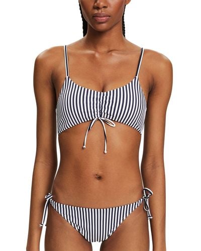 Esprit Silvance Beach Ssn Npad.top Bikini - Blue