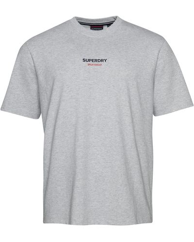 Superdry Sportswear Logo Loose Short Sleeve Round Neck T-shirt 2xl - Grey