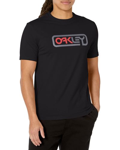Oakley Erwachsene Locked in B1b T-Shirt - Schwarz