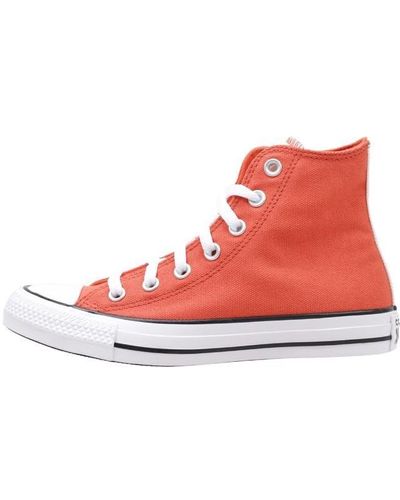 Converse Chuck Taylor All Star Letterman Sneaker Uomo Colore Naturale Sneaker High Shoes - Rosso