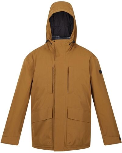 Regatta S Ronin Waterproof Breathable Hooded Jacket - Brown