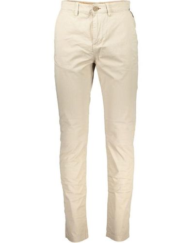 Napapijri Jean en coton beige et pantalon pour homme - Neutre