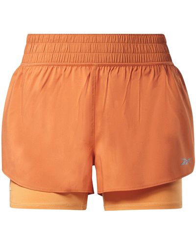 Reebok Running Two-in-one Shorts - Oranje