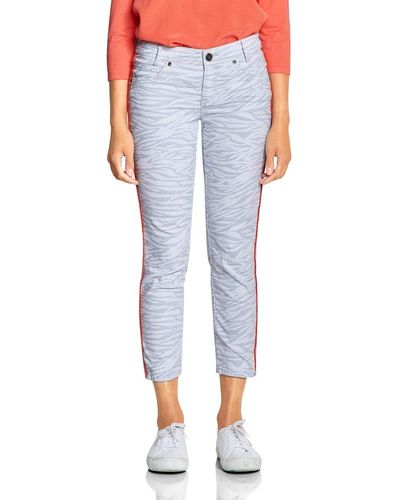 Street One 372423 Yulius Casual Fit Hose - Grau