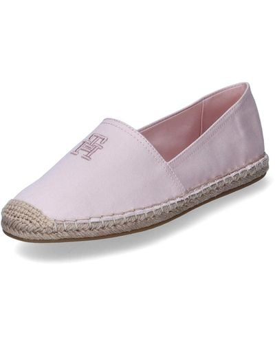 Tommy Hilfiger Embroidered Flat Espadrille Fw0fw07721 - Purple