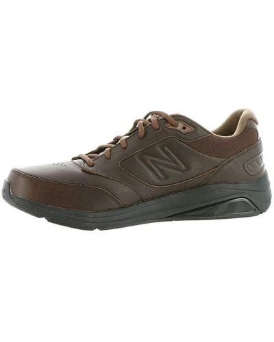 New Balance Mw928v3 Leather Walking Shoe - Black