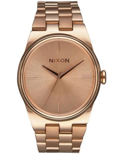 Nixon Analog Quarz Uhr mit Edelstahl beschichtet Armband A953897-00 - Mettallic