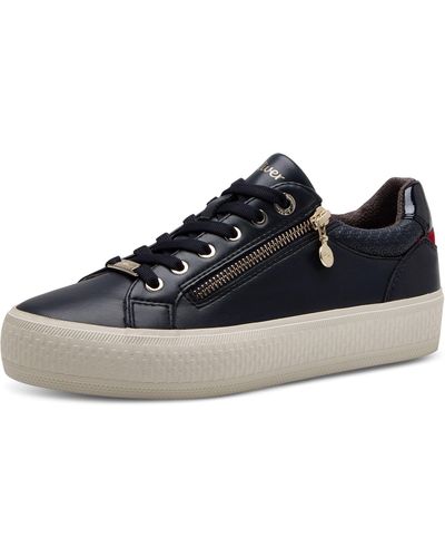 S.oliver Sneaker Low 5-23600-42 Plattform - Blau