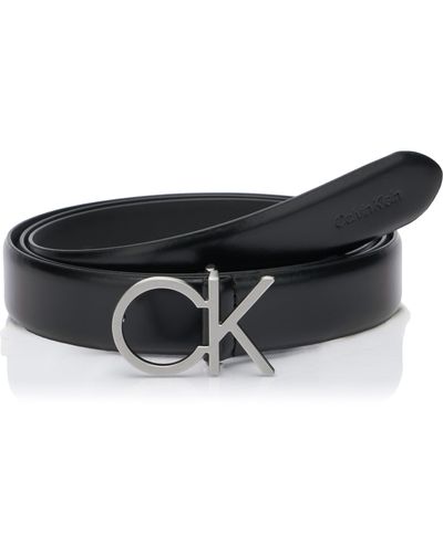 Calvin Klein Must Loop Rnd Riem 25mm - Zwart