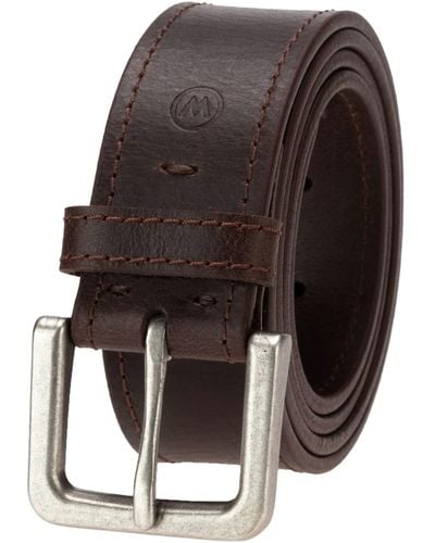 Wrangler 's Leather Country Casual Every Day Dress Belt For Jeans - Brown