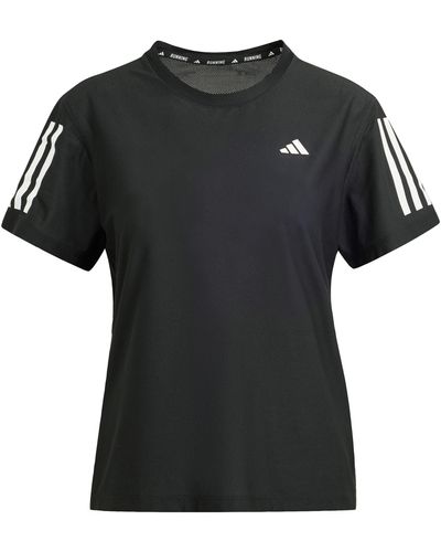 adidas Own The Run T-shirt - Zwart