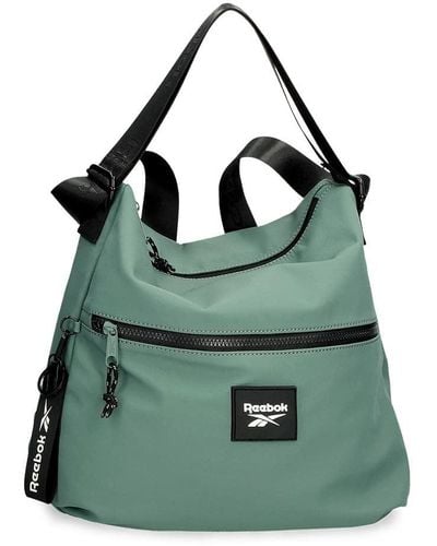 Reebok Elsie Shopping Bag 15,6" Green 36x36x12 Cms Polyester