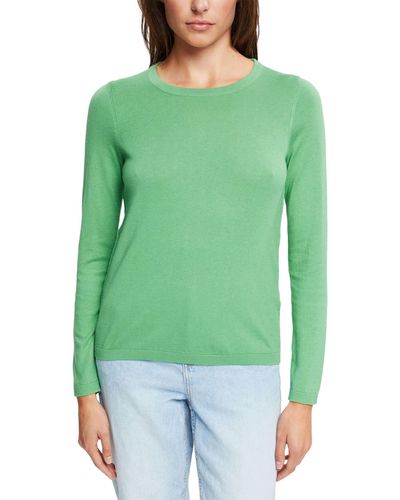 Esprit Edc By 992cc1i311 Jumper - Green