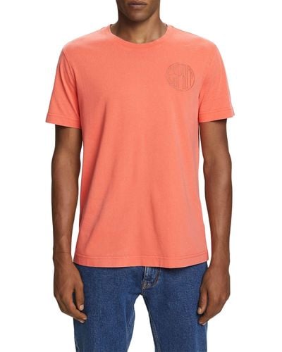 Esprit 083ee2k308 T-Shirt - Arancione