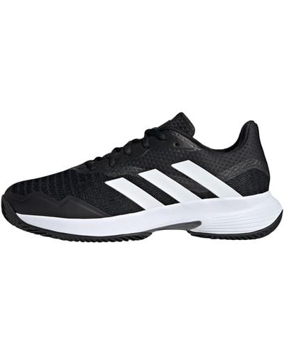 adidas Courtjam Control Tennis Sneakers Voor - Zwart