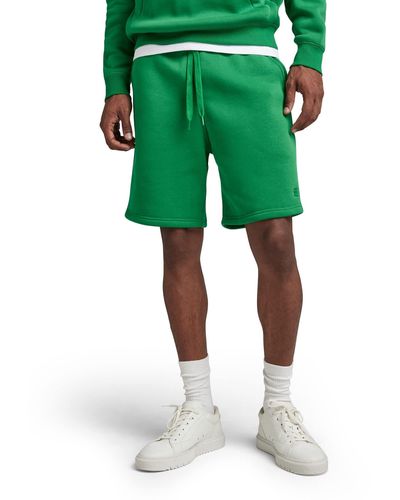 G-Star RAW Premium Core Sweat Shorts - Groen