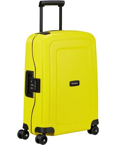Samsonite S'cure Spinner S Cabin Luggage 55 Cm 34 L Green - Yellow