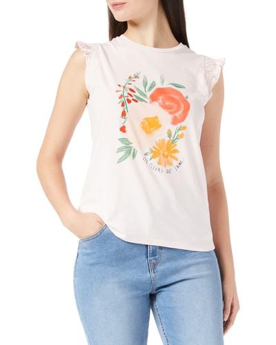 Naf Naf Fleurette SM T-Shirt - Bianco