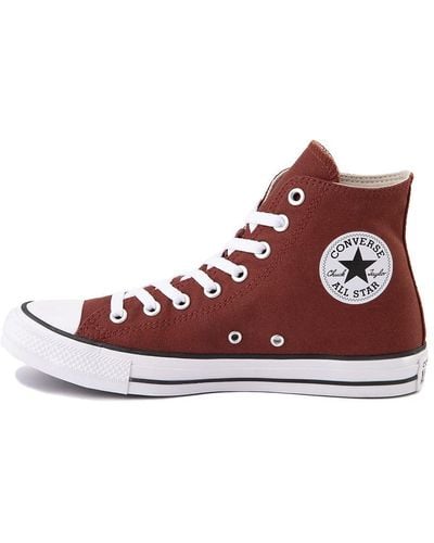 Converse All Star CTAS Hi Rosewood/White/Black Size 10 12 - Rosso