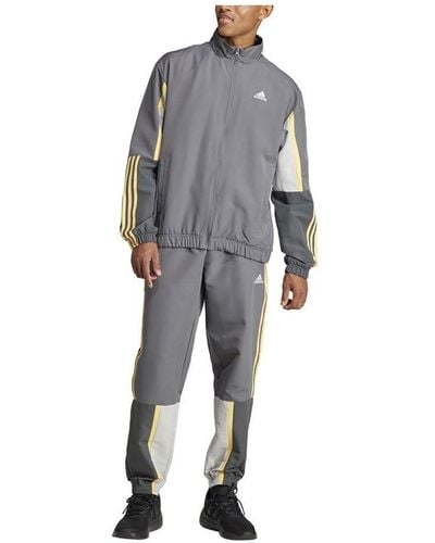 adidas Sportswear Colorblock 3-Stripes Track Suit Tuta - Grigio