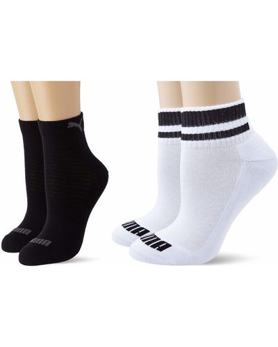 PUMA Socken Schwarz 42 Socken Weiß 42 - Nero