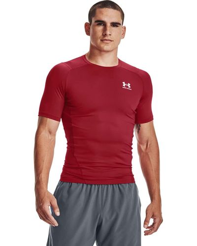 Under Armour HeatGear Kompressions-T-Shirt für - Rot