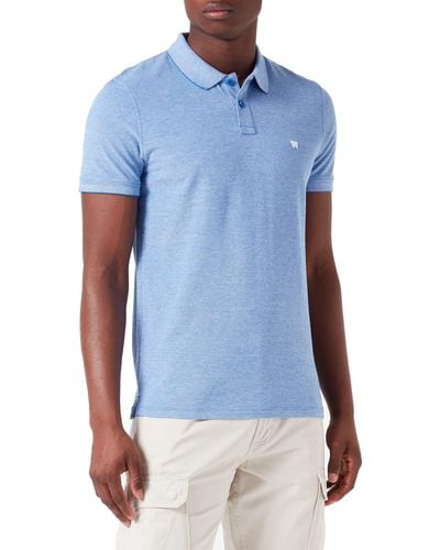 Wrangler Refined Polo Shirt - Blue