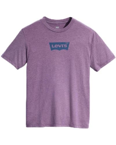 Levi's Graphic Crewneck tee Purples - Morado