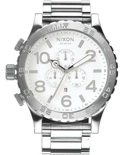 Nixon Armbanduhr Chronograph Edelstahl A083488-00 - Mettallic