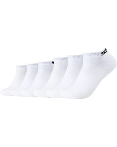 Skechers 6 Paar Sneaker Socken SK43022 - Weiß