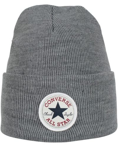 Converse Muts Chuck Patch Beanie Sustainable Grey Heather - Grijs
