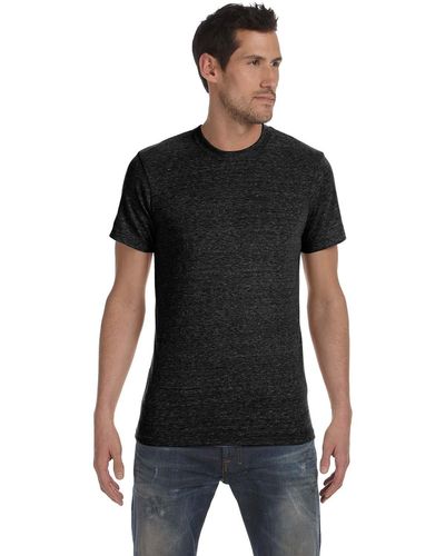 Alternative Apparel Jersey Crew T-shirt - Black