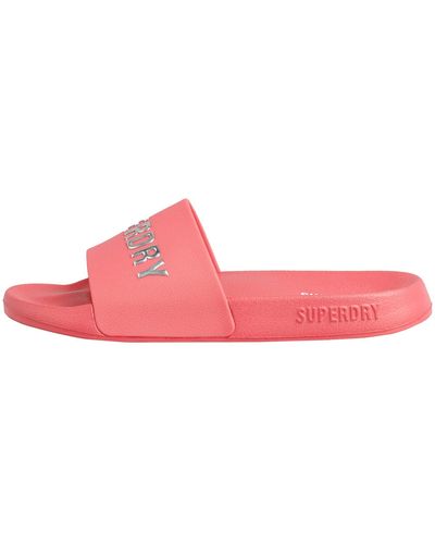 Superdry Strand-/badeschuh - Pink