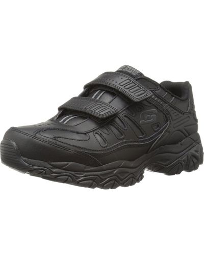 Skechers mosen best sale black