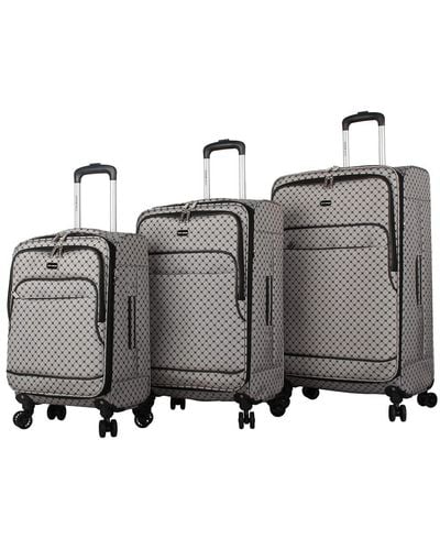 Steve Madden Designer Luggage Collection,lightweight Softside Expandable  Suitcase For & in Black | Lyst UK