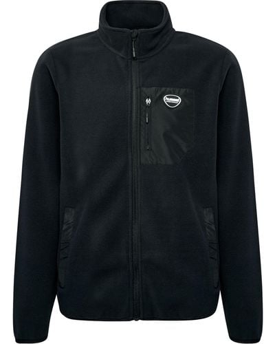 Hummel Fleece Jacket Hmllgc Atmungsaktiv Black - Schwarz