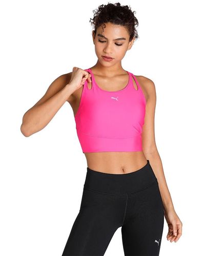 PUMA Run Ultraform Crop T Sleeveless T-shirt M - Pink