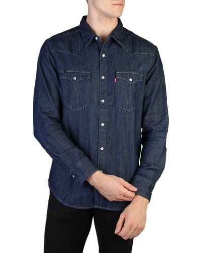 Levi's Barstow Western Standard Shirt Nen - Blauw