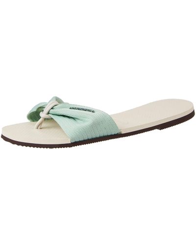 Havaianas St Tropez Basic Beigemineral Green Sandale - Grün