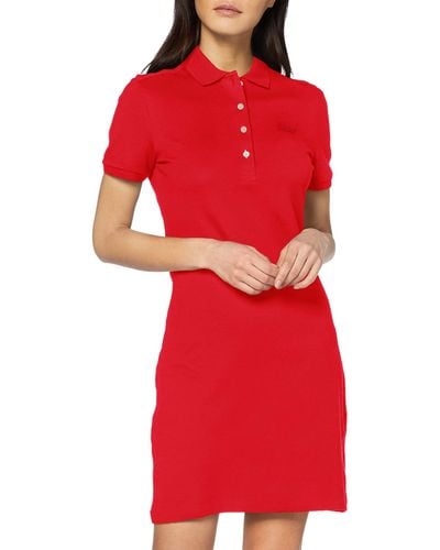 Lacoste Ef5473 Robe - Rot