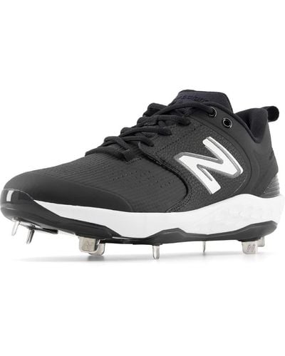 New Balance Fresh Foam X 3000 V6 Metal Baseball Shoe - Black