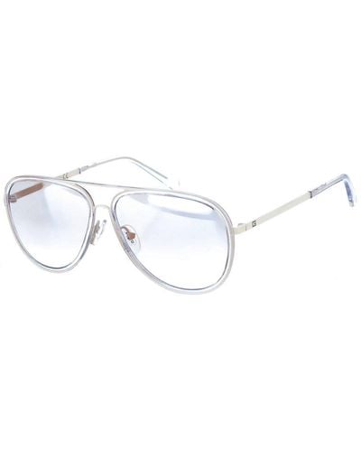 Guess Sunglasses GU 6982 22C White/Crystal/Smoke Mirror - Mettallic