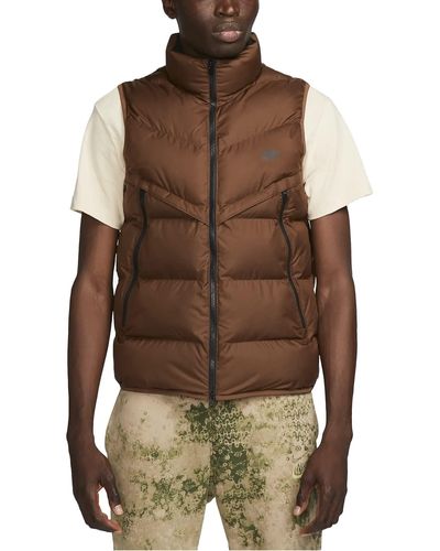 Nike Storm-Fit Windrunner Vest Weste - Braun