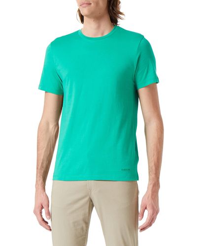 Geox M T-Shirt Camiseta - Verde