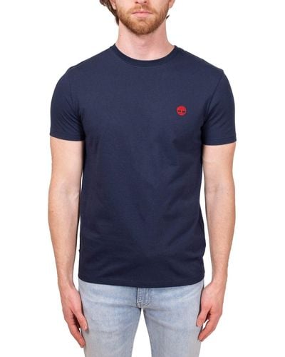 Timberland Shirt uomo slim con logo - Taglia - Blu
