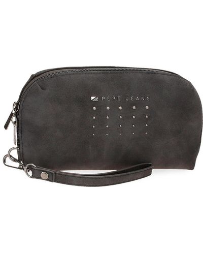 Pepe Jeans Holly Black Handbag 20 X 11 X 4 Cm Faux Leather