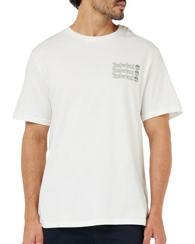 Timberland Short Sleeve Tee 2 Tier3 T-Shirt - Weiß