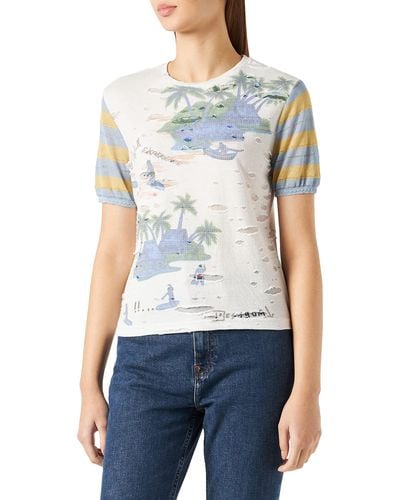 Desigual TS_Hawai T-Shirt - Blu