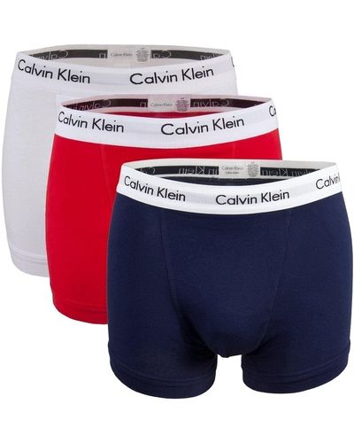 Calvin Klein Lot de 3 boxers pour homme - Bleu