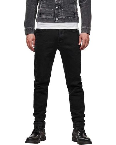 G-Star RAW Citishield 3d Tapered Slim Jeans Voor - Zwart